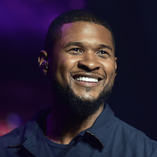 Image of Usher smiling