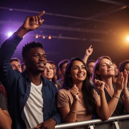 Fans Enjoying Concert